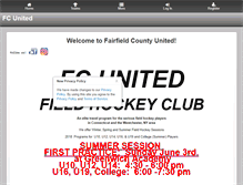 Tablet Screenshot of fairfieldcountyunited.com